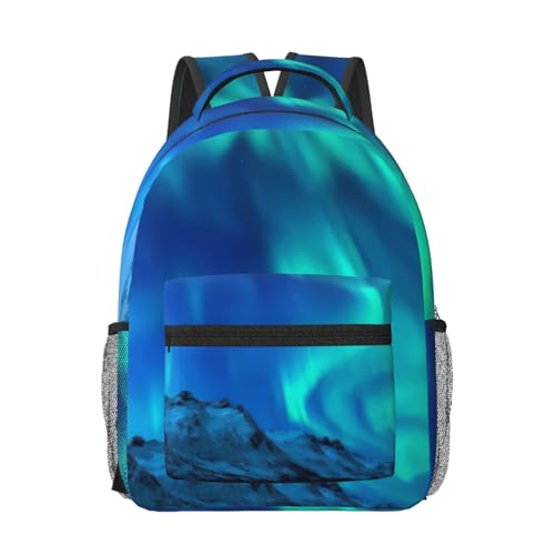 Sac à dos voyage avion cabine Northern Lights1 imprimé pour le travail et les déplacements