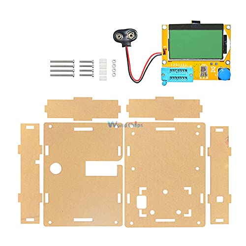 LCR-T4 Mega328 M328 Multimetr Transistor Tester Meter Diode Triode Capacitance Meter MOS PNP NPN LCR+CASE (not Battery)