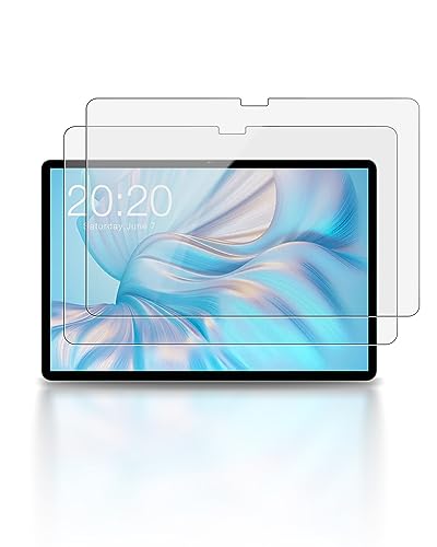 �y2���Z�b�g�z TECLAST M50 Pro Tablet / M50HD / M50 �p �����K���X�t�B���� 10.1�C���` SpinoArmor �����K���X�t�B���� ���ɋ��� 2.5D HD�����ߗ� �C�A�[�� �ȒP�\��t ��U�h�~ �d�x9H �^�b�` 