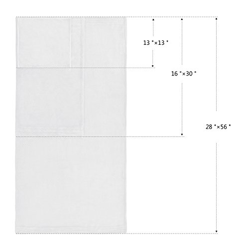 Luckiss Super Soft Premium Family Microfiber Bath Towel Set Quick Dry Ultra Absorbent 2 Large Bath Towels For Bathroom And Beach, 2 Hand Towels, 2 Face Towels（6 Pack） #TOP3