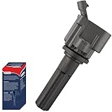 DrCax OEM Ignition Coil UF497 12596547 Compatible with GMC Canyon Envoy Chevrolet Colorado Trailblazer Hummer H3 H3T Buick Rainier Saab 9-7x Isuzu Ascender 2.9L 3.7L 4.2L L4 L5 L6-1 Pack