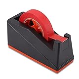 Lichamp Desktop Tape Dispenser Holder with Large 3 Inch Core for Masking, Heat Transfer, Painters, Freezer and Kitchen Tape, 0128BK