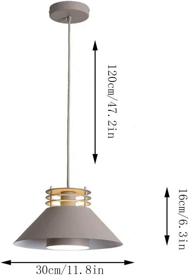 CHUNGYANG Semi-inbouw Hanglamp, Eenvoudig Macaron Decoratief Lichtpunt Enkele Kop Kleuren Lampenkap E27 Basis Hanglamp, Creatieve Vorm Kroonluchter voor Keukeneiland, Restaurant, Slaapkamer photo 3