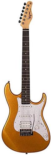 Guitarra elétrica TG-520 Metallic gold yellow Woodstock Series Ta...