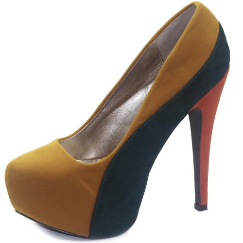Qupid Women's Penelope-44X Multi-Colored Pump - Image 4