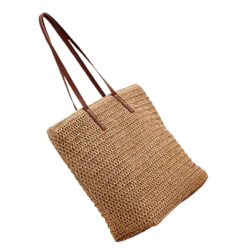 Sac de plage paille tressée raffiné au design cabas spacieux et intemporel