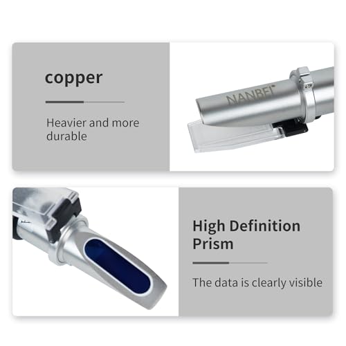 Nanbei JIUJING--0-80% Alcohol Refractometer thumb #1