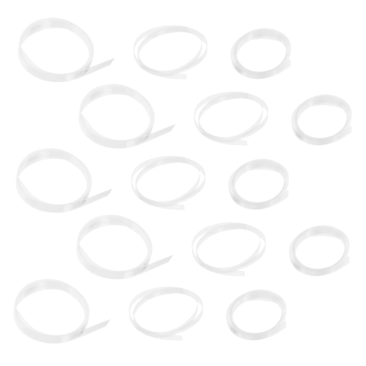 HOLIDYOYO 15pcs Glasses Ear Cushions Heat Shrink Tube for Glasses Leg Soft Ear Grips Retainer Temple Covers Anti-slip Comfortable for Daily Outdoor Use