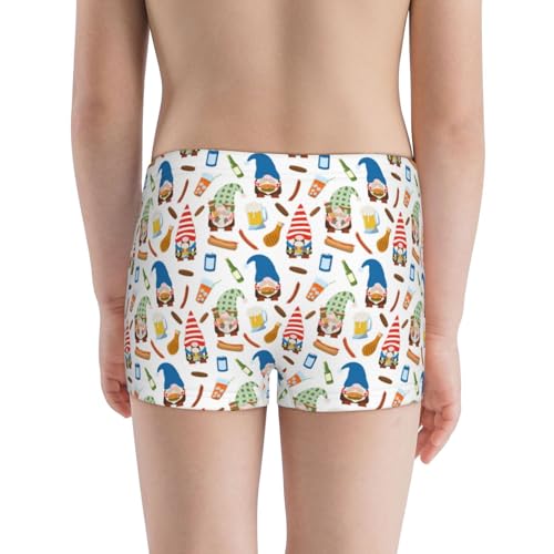 Boys' Cotton Boxer Brief Soft Underwear-Barbecue Gnomes3