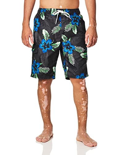 Kanu Surf Men's Quick Dry Floral Beach Board Shorts Swim Trunk