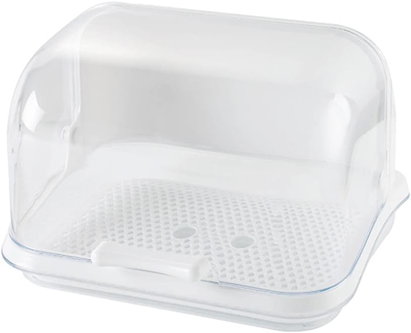 Baby Bottle Drying Rack with Anti- Cover Bottle Storage Box Organizer Portable Kitchen Cabinet Organizer Countertop Dryer for Tea Cup Coffee Mug Bowl