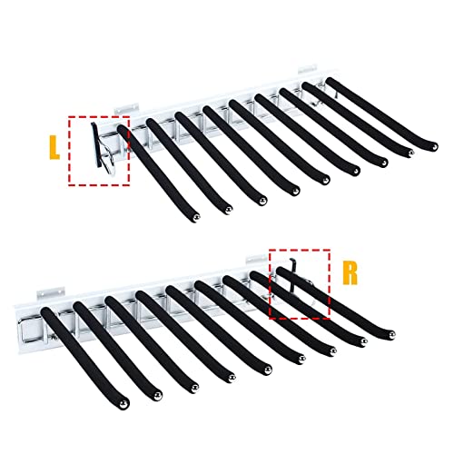 Porte-pantalons extensible peu encombrant pour penderie étroite - 6