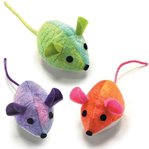 SAVVY TABBY Paradise Mice Honeysuckle Cat Toys 2 Pack