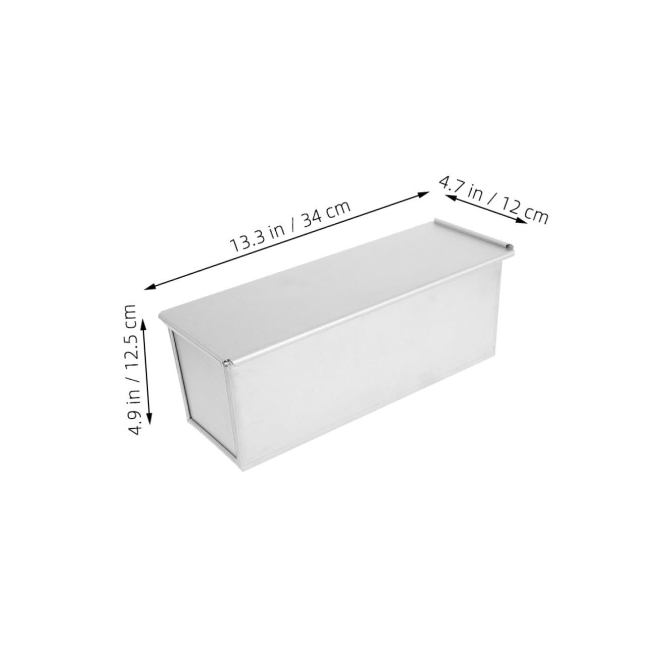 Zerodeko Antihaft-brotbackform Mit Deckel Für Haushalt Toastform Brotbackform Kastenform Backform Kleine Backformen Brotbackzubehör Toastform Für Haushalt