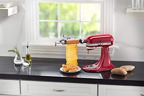 KitchenAid Vegetable Sheet Cutter Attachment with Noodle Blade Red, KSM2SCA - image 5