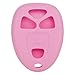 Keyless2Go New Silicone Cover Protective Case for Remote Key Fobs with FCC KOBGT04A OUC60270 OUC60221 - Pink
