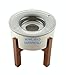 Slopper Stopper Elevated Dog Bowl Stand, Wooden Stand Only, 8 Inch, Bowl Edge Height 10