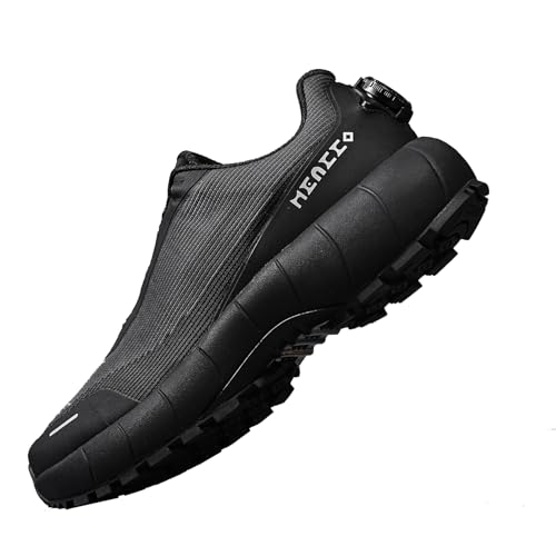 Men's Lacing Free Running Walking Tennis Waterproof Shoes Athletic Gym Workout Jogging Comfortable Cushioning Sneakers
