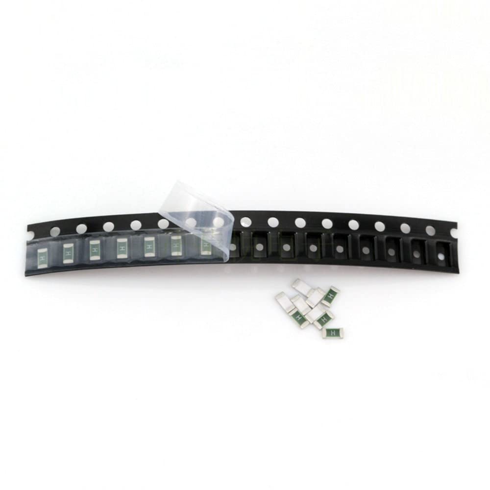 KNIUWMBMH 100pcs A One Time Positive Disconnect SMD Fuse 1206 3216 5A 6A 7A 8A 10A 12A 15A 20A 30A Fast Acting(25v)