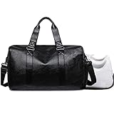 (4) Comodidad: bolsillos interiores con múltiples cremallera y correas de hombro extraíbles, puedes poner esta bolsa a múltiples usos.