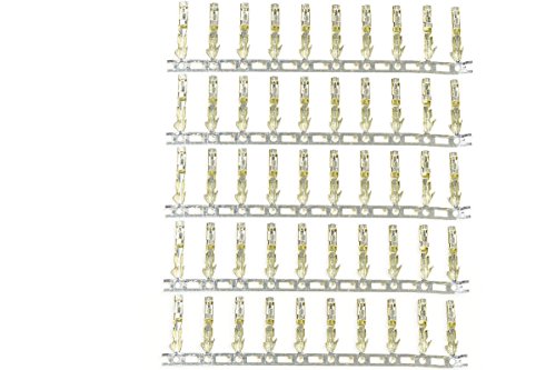50 pezzi 2,54 mm Jack JR Crimp contatti per 22