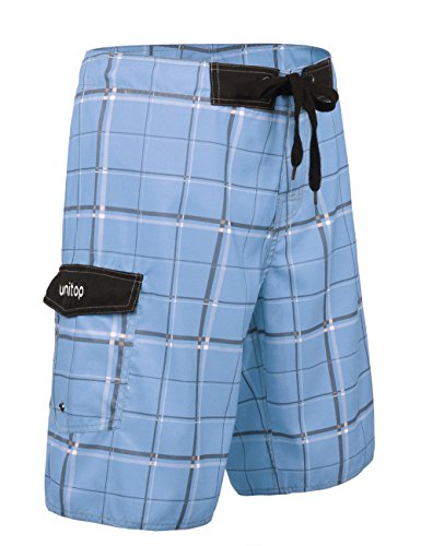 Image of unitop Men's Board Shorts Summer Holiday Surf Trunks Quick Dry