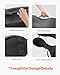VEVOR 4/4 Full Size Cello Case, Composite Carbon Fiber, Anti-Scratch, Professional Cello-Shape, Lightweight Portable Travel Carrying Bag, with Plush Lining, Dual Shoulder Straps, for Cello, Black