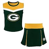 Outerstuff Girls Youth Green Green Bay Packers Spirit Two-Piece Cheerleader Set
