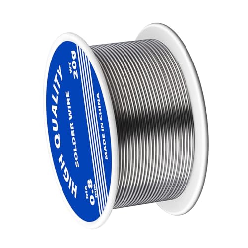 0.8mm Soldering Wire with Rosin Core, Tin Wire, for Electronic & Electrical Soldering Components Repair & DIY (20g)