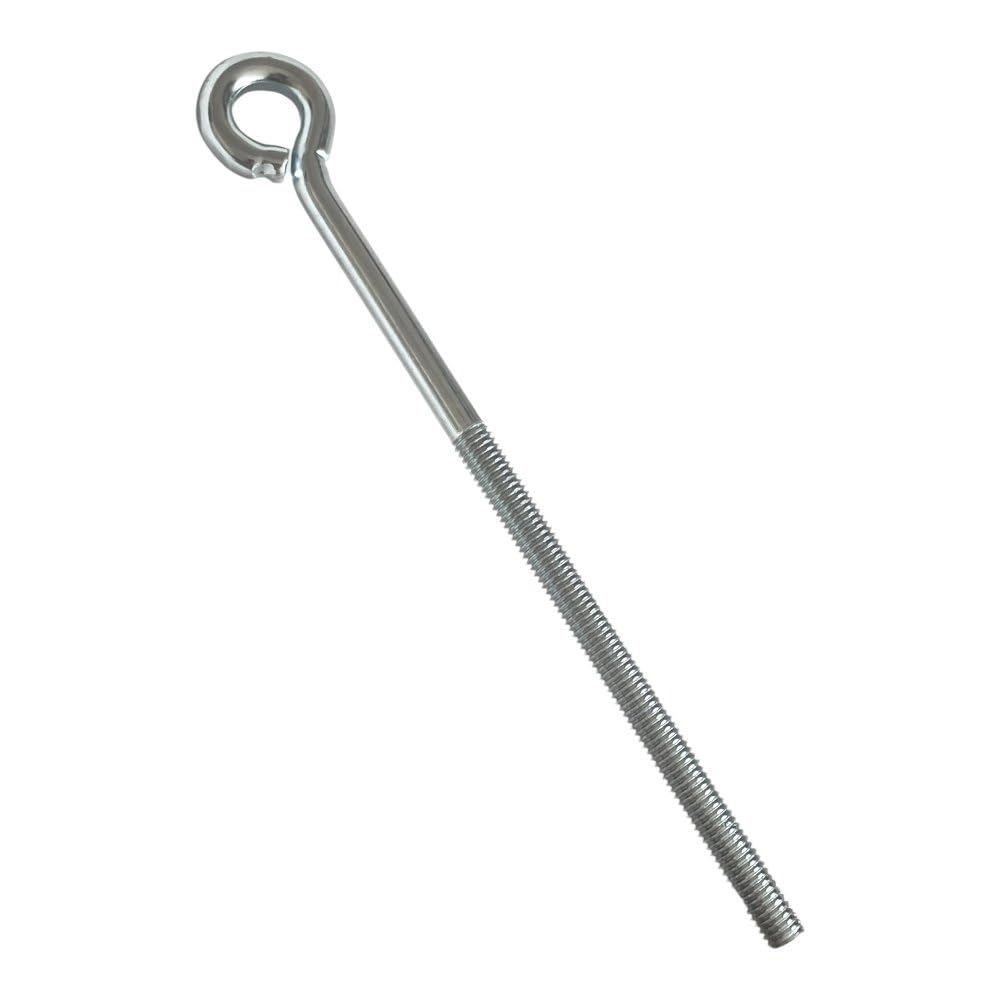 25 viti ad anello da 150 mm, vite a occhiello M8 per carichi pesanti, occhielli a vite, filettatura metrica precisa per una presa sicura, versatile, ideale per costruzioni, giardini e fai da