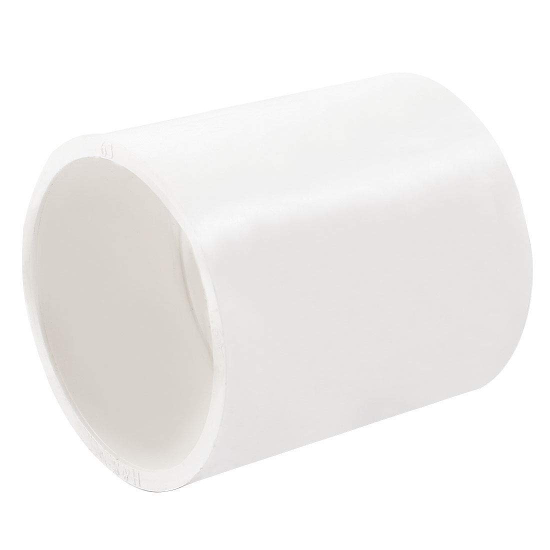 White PVC pipe connector 3/4 Inch