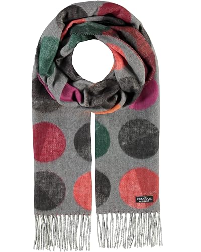 FRAAS Damen Cashmink-Schal mit XXL Punkten - 35 x 200 cm - Made in Germany - Perfekt für Herbst und Winter
