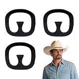 3 Piezas Barba de Cabra Falsa, Bigote Postizo Negra Autoadhesivo para Cosplay, Accesorio Facial de Disfraz para Fiesta de Mascarada y Halloween
