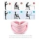 JSHshield Soft Universal Halskrause, Cervicorrect Halskrause, Verstellbarer Nackenstützkragen für Reisen, Nickerchen, Büro, Entlastung des Halswirbelsäulendrucks