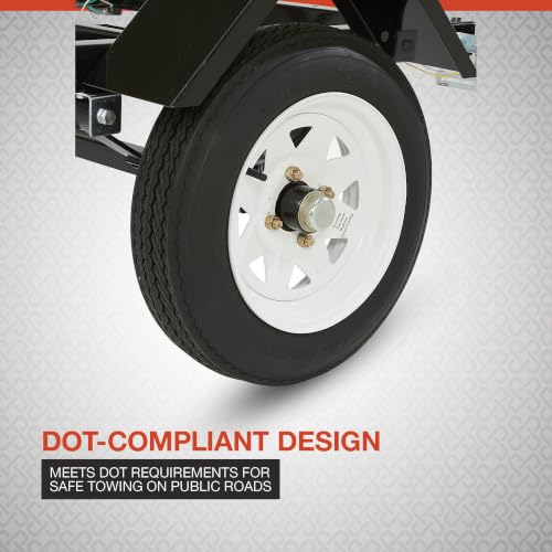 Image of Ultra-Tow 40in. x 48in. Steel Utility Trailer Kit, 1060-Lb. Capacity, 1200-Lb. GVWR