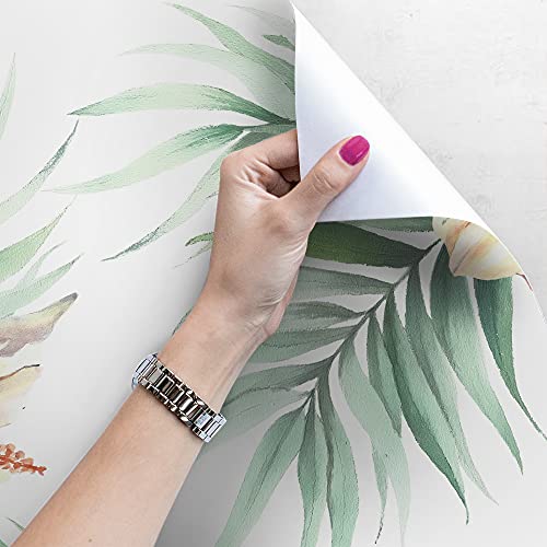 Papiers Peints Latex Fleurs Hawaii Finition Premium 312x219cm