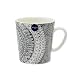 Produktbild Arabia Pyörre Tasse 0,3l Porzellan Schwarz-Weiß Spülmaschinenfest, Maße: ca. 8,2cm x 10,7cm x 8,7cm, 1058906