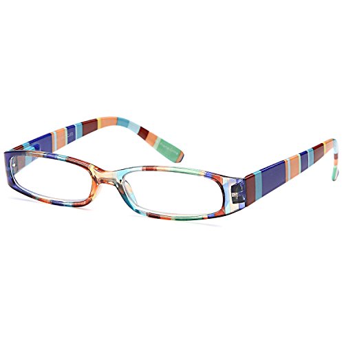 Gamma Ray Women's Reading Glasses - 4 Pairs Ladies Fashion Readers for Women - 1.75