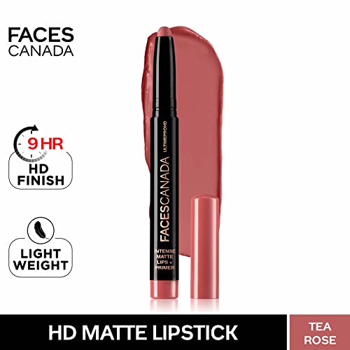 Faces Canada Ultime Pro HD Intense Matte Lips + Primer 1.4g Tea Rose 10 - Image 3