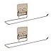 2 Piezas Portarollos Papel Higienico,Portarollos Cocina,Portarrollos Baño,Soporte Papel Cocina,Acero Inoxidable Sin Taladra Soporte de Toalla de Papel Montado en La Pared,Adhesivo Portarrollos Baño