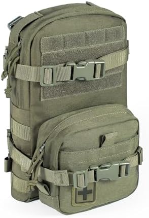 Tactical Small MOLLE Hydration Pack Outdoor Water Bladder Carrier Pack for Vest Backpack