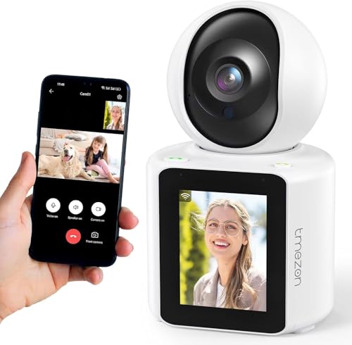 Image of DEATTI Video Pet Dog Camera Indoor Two Way Wireless Security Camera Monitor 1080P with Phone app and Motion Detection,Baby /Elderly /Nanny Audio Calling Device Pan Tilt (DECCM11)