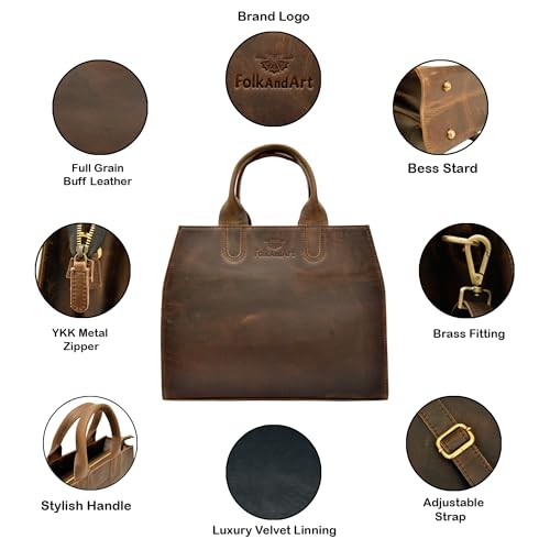 Bolso Tote de Cuero Ligero para Mujer miniatura 5