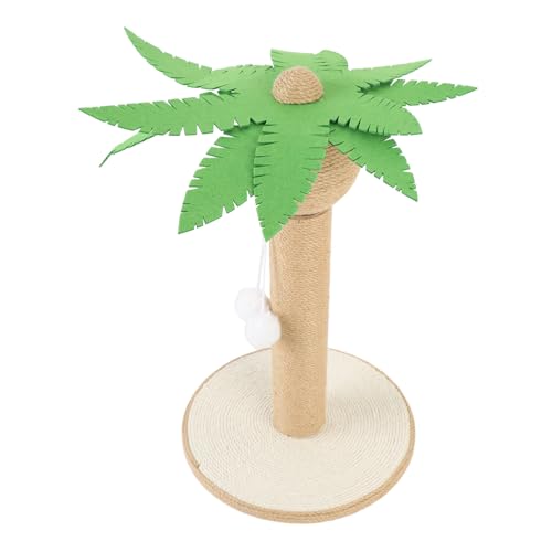 Rascador para gato vertical de sisal con estructura estable miniatura 2