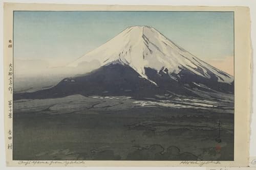 Affiche Toile Fuji de Yoshida 60x90cm pour combler les grands murs