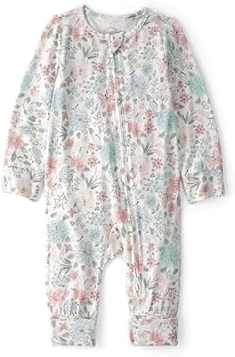 Carter's Girl PurelySoft Sleep and Play Pajamas, Garden Print, 3M