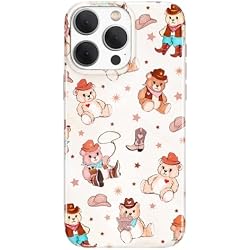 VELVET CAVIAR for iPhone 15 Pro Max Case Western - Compatible with MagSafe - 10ft Drop Tested - Cowboy Teddy Bear