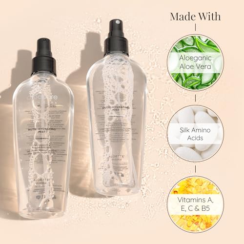 Aloette 847137006228 Hydrating Aloe Vera Facial Mist, Nutri-Hydrating Mist Spray - Daily Replenishing Body, Neck & Face Mist thumb #2