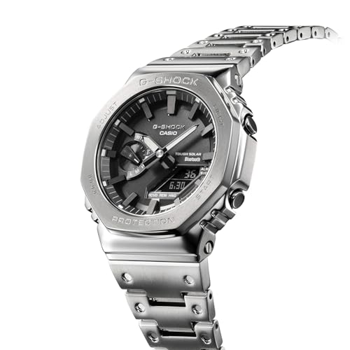 Casio G-Shock GM-B2100D-1ADR Stainless Steel Bezel Black Analog-Digital Dial Stainless Steel Solid Band Men's Watch Tough Solar Bluetooth G1270 - Image 3