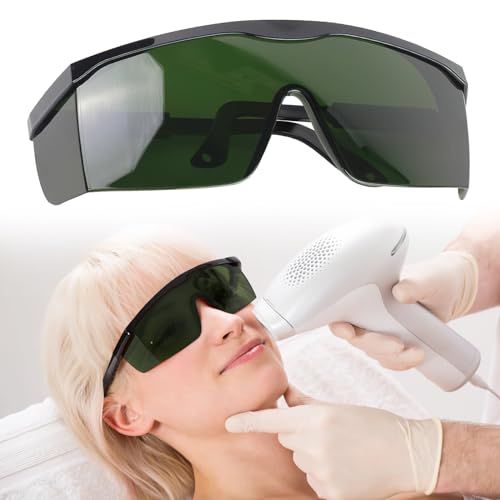 HENGBIRD Gafas de Protección Láser IPL 200-2000 nm, Protección por Infrarrojos, Cristal Protector para Depilación